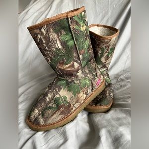 RealTree Girl camouflage cloth boots